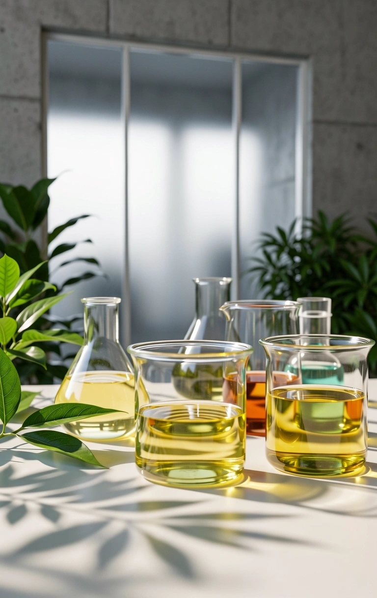 Botanical extracts in a laboratory setting