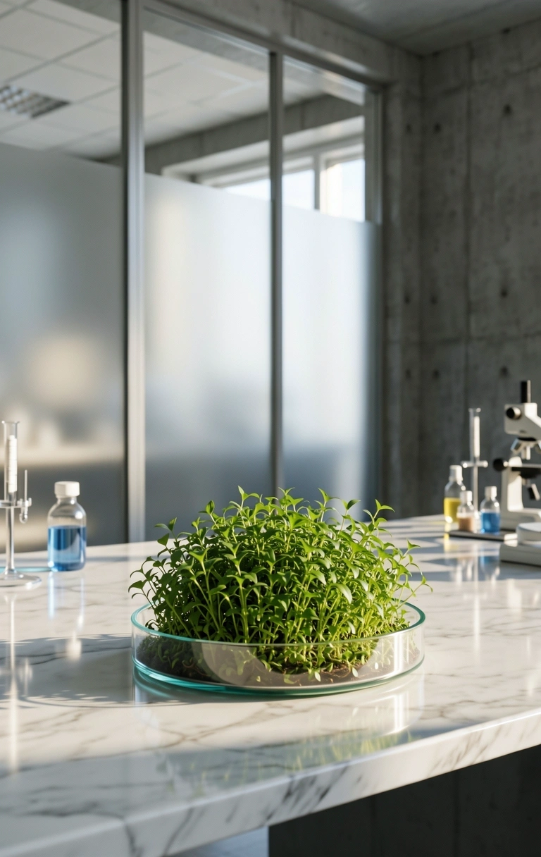 Laboratory environment representing nutritional science rigor